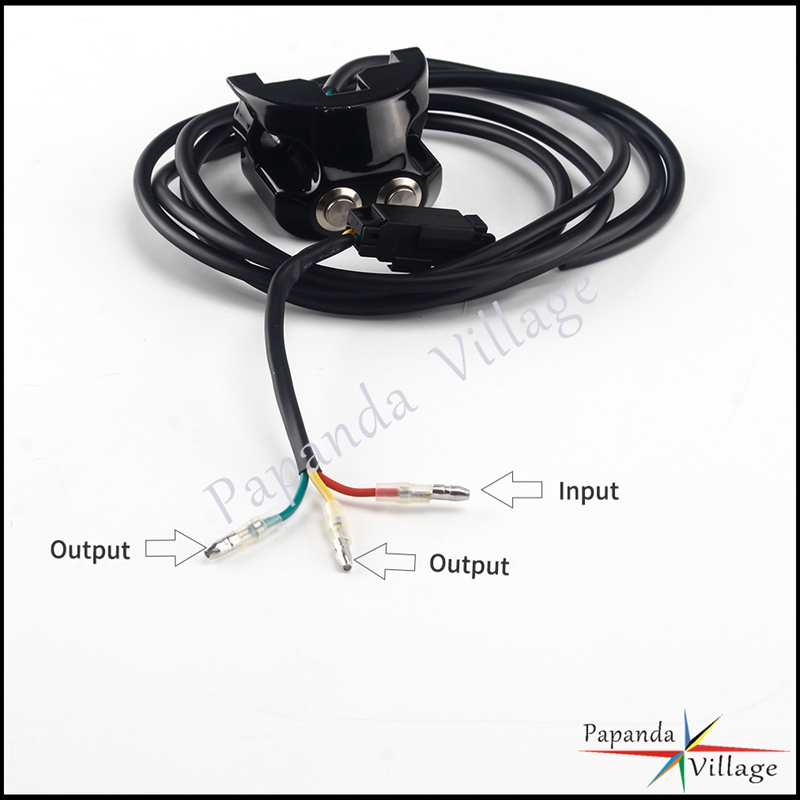 For Harley Dyna Sportster V-Rod AERO AERO-A Motorcycle Air Ride 1 Inch Handlebar Switches Controller 3 Wires 2 Buttons Switch