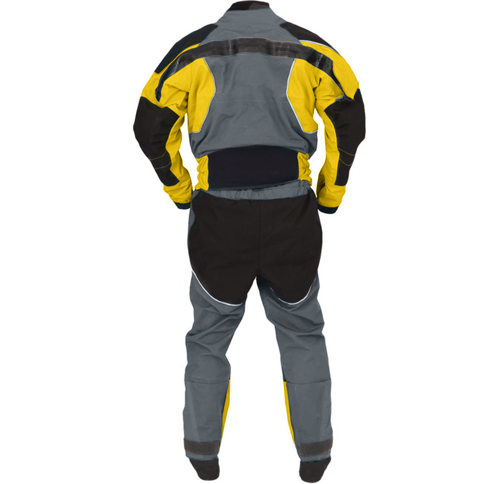 Kayak Drysuit for Men, Latex Cuff and Splash Collar, Ocean River Paddling, Kayaking Surfing Suits, MD36
