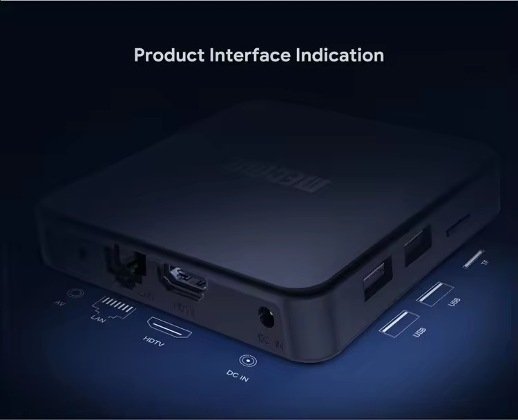 Mecool KM7 SE TV Box Android 11 ATV LPDDR4 2GB RAM 32GB 4K USB2.0 Dual Wifi BT5.1 Support AV1 4K