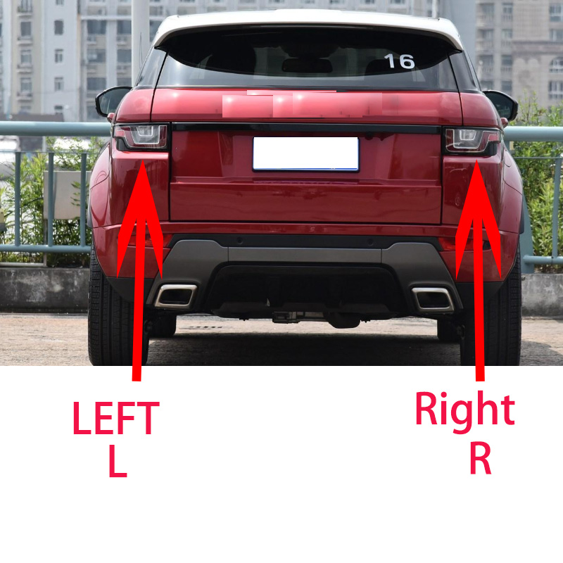 For Land Range Rover Evoque 2016-2019 Car LED Tail Light Assembly Tail Light Rear Signal Light Rear Brake Light Taillights