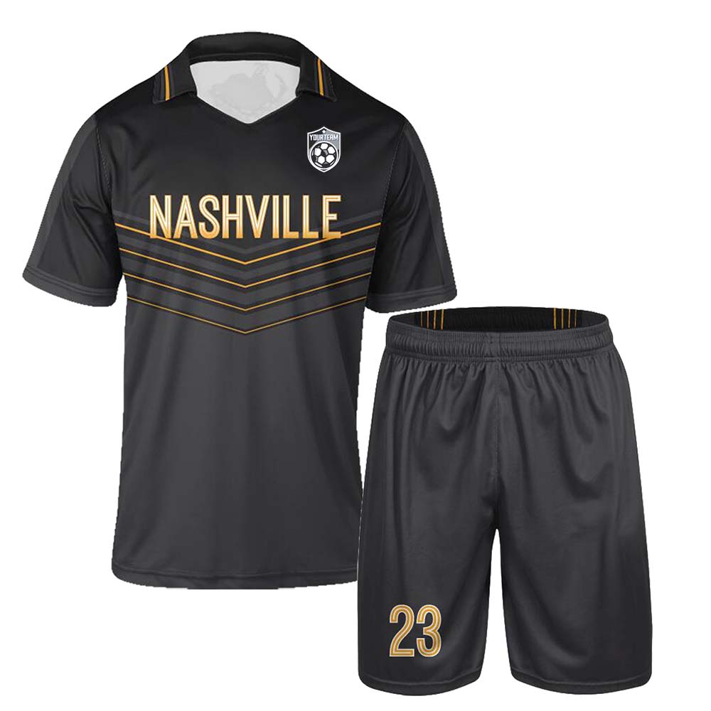 Soccer Jerseys Sports Suit Customized Wholesale Training Club Team Uniex Kid Elasticity Breathable Quick Dry T-shirt Short