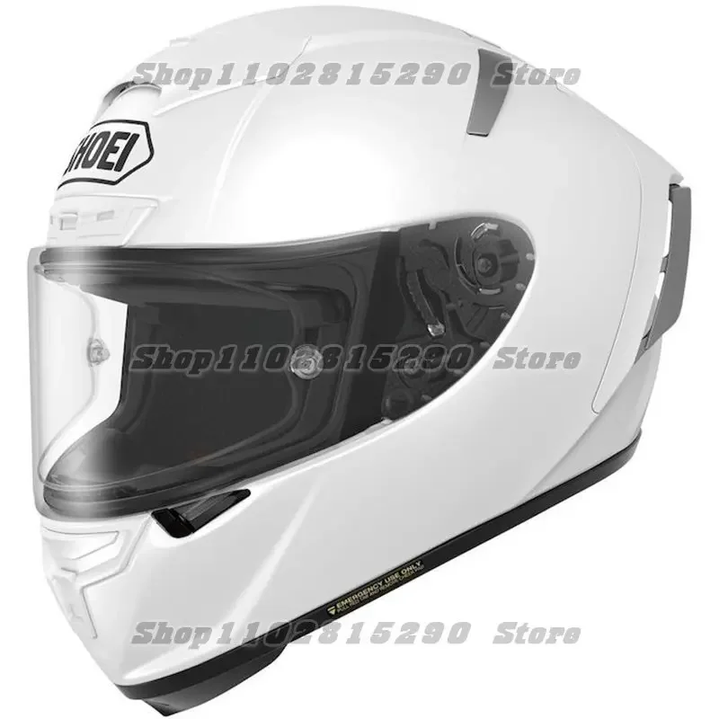 X-Fourteen Full Face Motorcycle Helmet X14 Gloss White Helmet Riding Motocross Racing Motobike Helmet
