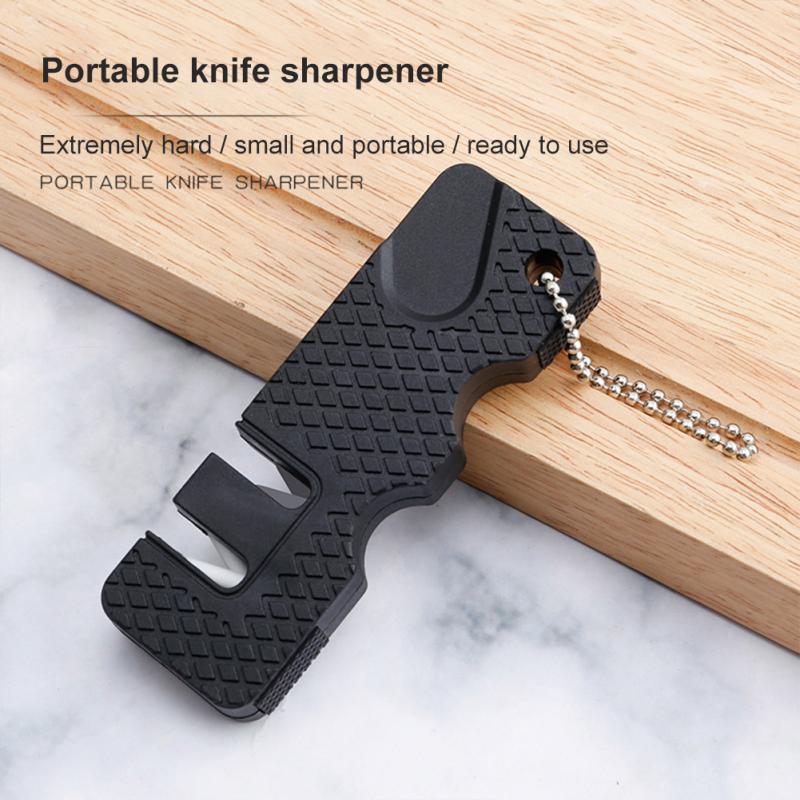 Multipurpose Keychain Whetstone Carbide Knife Pocket Diamond Tool Mini Scissor Sharpen Fish Sharpener For Kitchen Accessories
