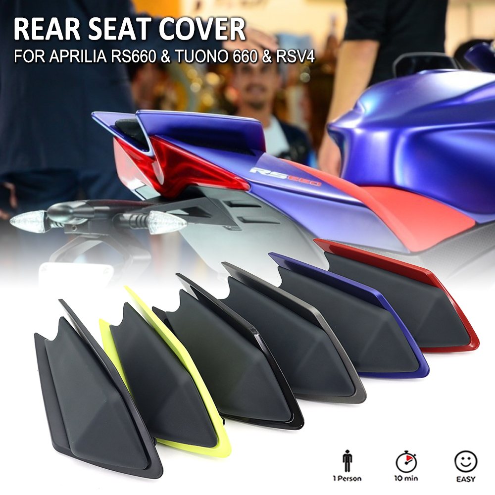 2020-2022 RS660 NEW Motorcycle Passenger Rear Seat Cover Fairing Seat Cowl Hump Spoiler FOR Aprilia RS660 RS 660 Tuono 660 RSV4