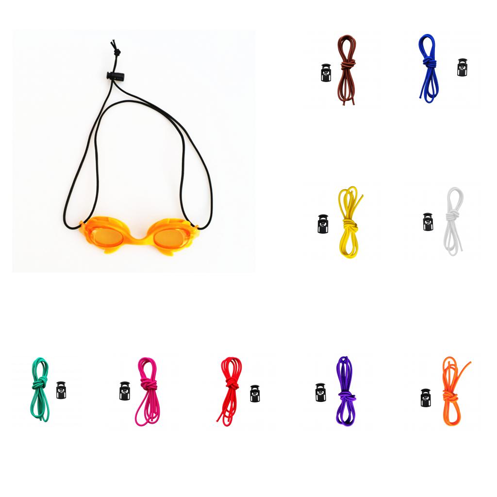 Elastic Rubber Swimming Goggles Swim Glasses Eyewear / Scuba Dive Mask Strap Lanyard Replacement Accessories Dive Mask Strap
