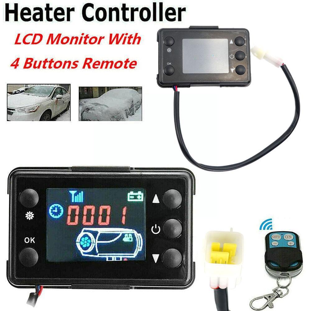 Universal 12v 3/5/8kw Lcd Monitor Parking Heater Digital Switch Car Heating Device Controller For Car Track Air Heater G0v6