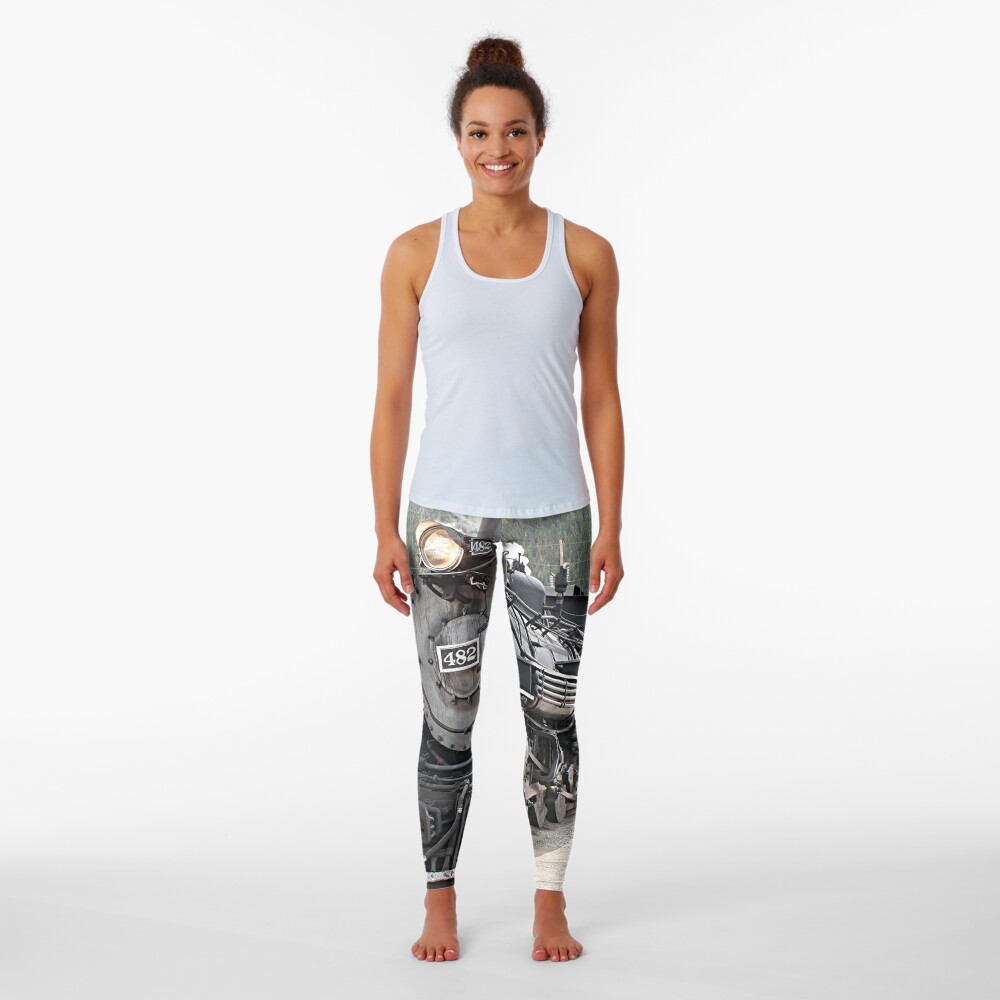 Steam train engine Silverton, Colorado, USA 8 Leggings gym top Training pants Womens Leggings