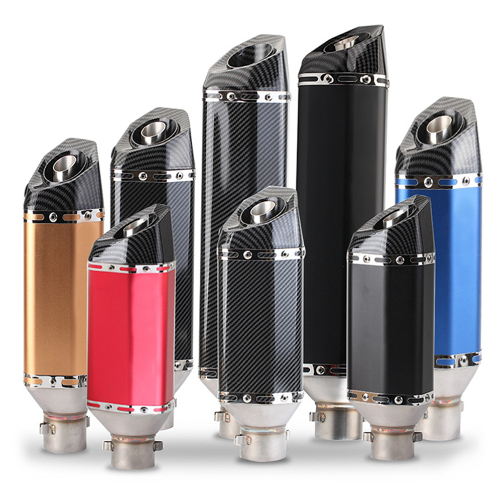 1Piece 51mm Universal Accessories Motorcycle Exhaust Pipe Modified Muffler Pipe For Ninja 400 Yamaha R3 With Akrapovic