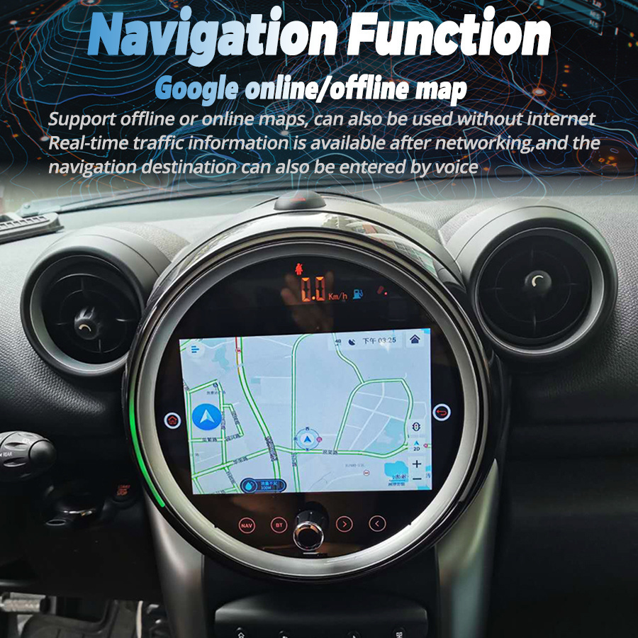 128GB Android 12 Car Radio For BMW MINI Paceman Countryman R56 R60 2007-2014 Navi GPS DSP Carplay Multimedia Player Auto Stereo