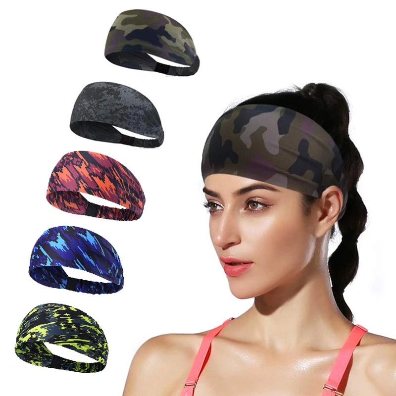 1Pcs Ultra-Thin Sports Sweatband Breathable Absorbent Headband Sweat Hair Head Band Soft Smooth Outdoor Sport Yoga Headband