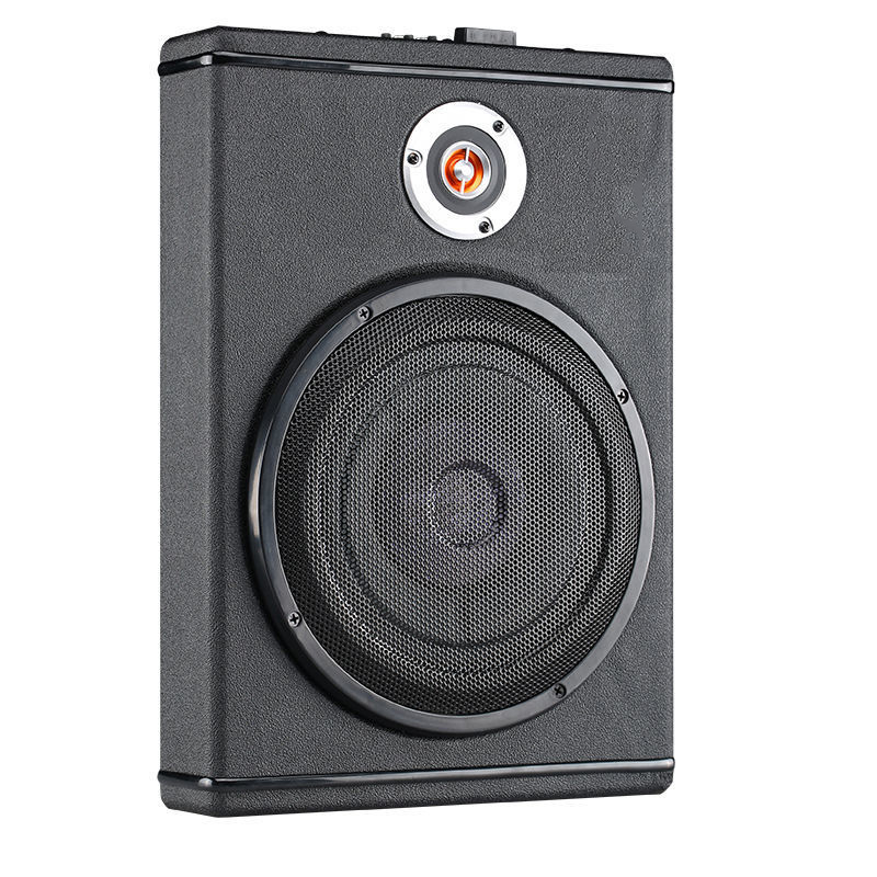 8 inch 600W Car Subwoofer Under Seat Active Subwoofer 12V Powerful Pure Bass Amplifier Shockproof Car Audio Stereo Bass Speaker