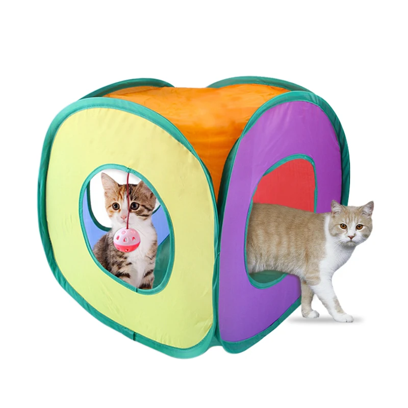 Interactive Cat Intelligence Training Toys Set Funny Self-hey Tunnel Toy Training Plate Tower for Cat Jouet Chat Juguetes Gatos