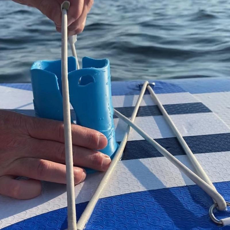 Kayak Drink Holder Paddleboard Rope Attached Drink Holder Pool Float Party Drink Holder Multifunctional Kayak Water Bracket