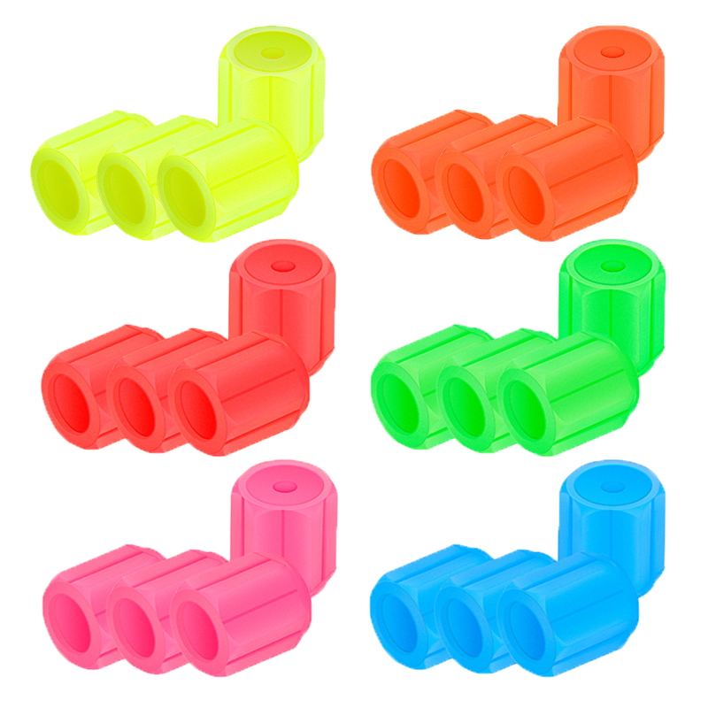 New Luminous Tire Valve Caps 4-24Pcs Car Wheel Hub Glowing Dust-proof Decorative Tyre Rim Stem Covers Auto Exterior Accesorios