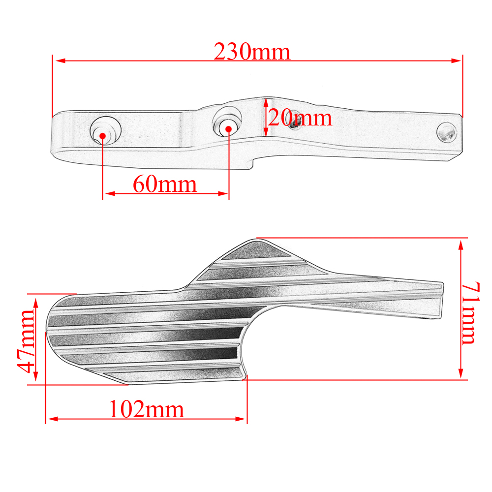 Motorcycle Accessories Passenger Foot Peg Extensions Extended Footpegs For Vespa GT GTS GTV 60 125 150 200 250 300 300ie