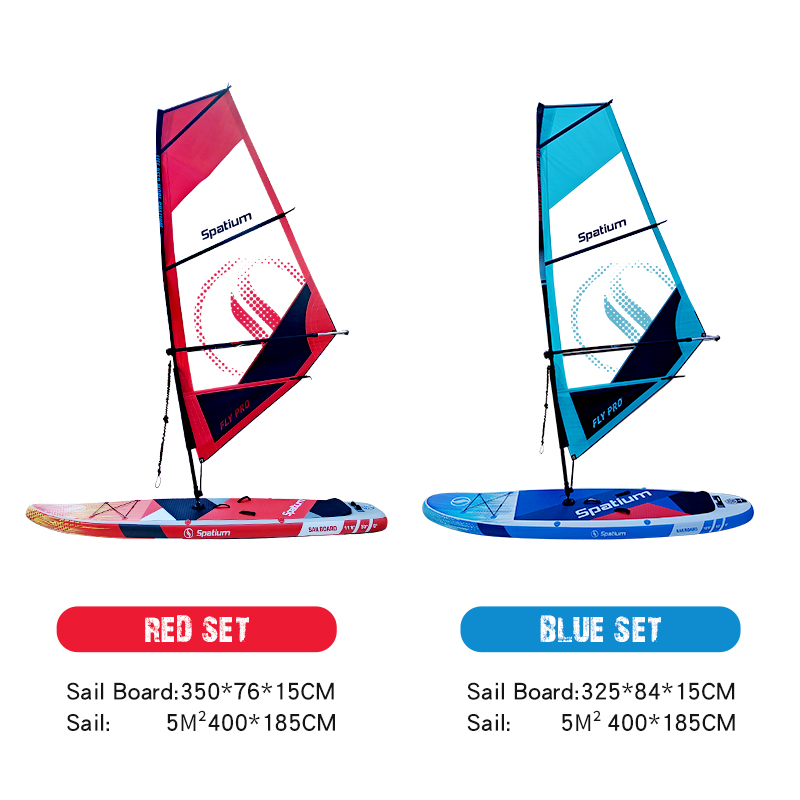Spatium Inflatable Windsurf Board kite Surfing Supboard Windsurfing Board With Sail For Youth Sup Paddleboard