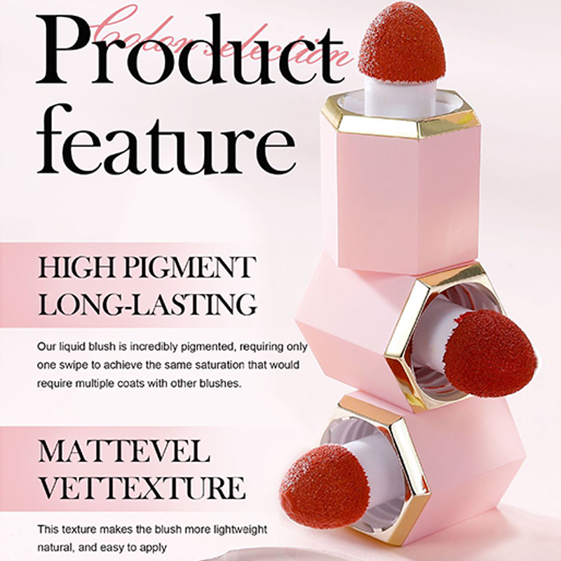 New Liquid Cheek Blush Facial Nourishing Blush Gel Cream Natural Waterproof Multi-purpose Eye Shadow Contouring Makeup Cosmetics