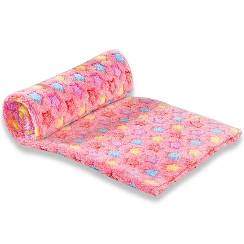 Pet Blanket Cute Star Print Pet Mat Soft and Fluffy Blankets for Puppy Comfortable Pet Blanket Dogs Cats Pet Supplies для собак