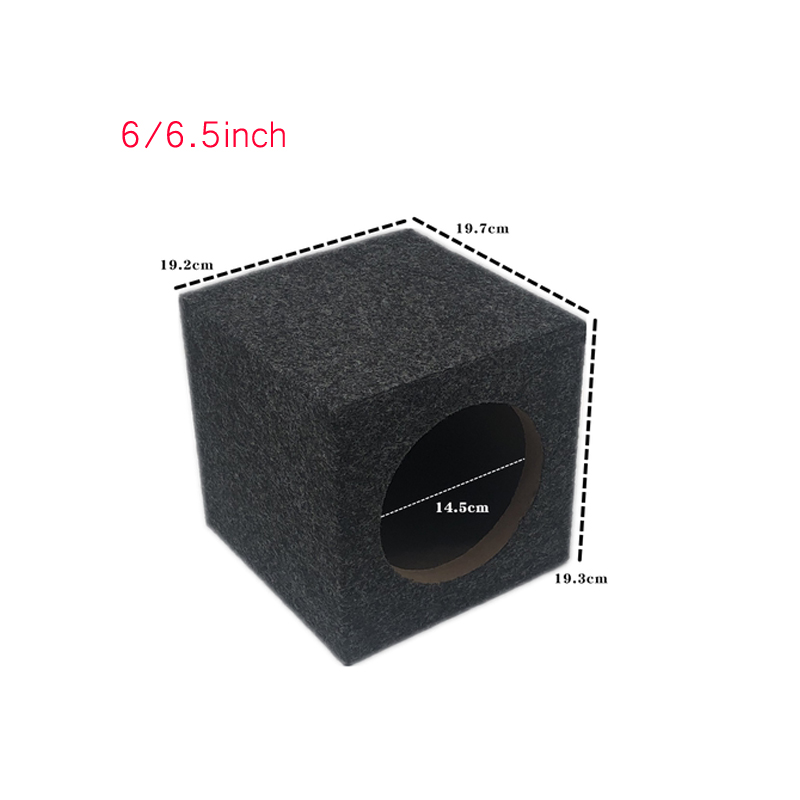1pc 5/6/6.5 Inch 165mm Car Audio Wooden Box Modified Subwoofer 150W Auto Home Passive Speaker Enclosure