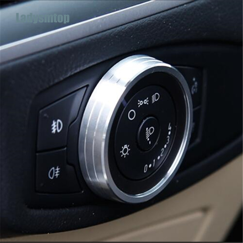 Ladysmtop Car styling Headlight adjustment Knob Case for Ford Everest Ranger Escort Mustang Mondeo Focus 3 4 Kuga Edge Taurus
