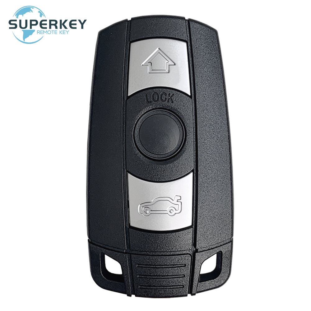 Cas3 Cas3+ Remote Car Key Shell Case Smart Fob Cover With Logo For BMW 1 3 5 6 Series E90 E91 E92 E93 E60 KR55WK49147