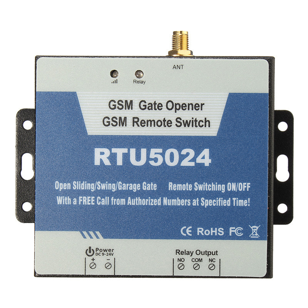 2G GSM Gate Opener Relay Switch Call Remote Controller Phone Shaking Control Door Opener for Parking Systems