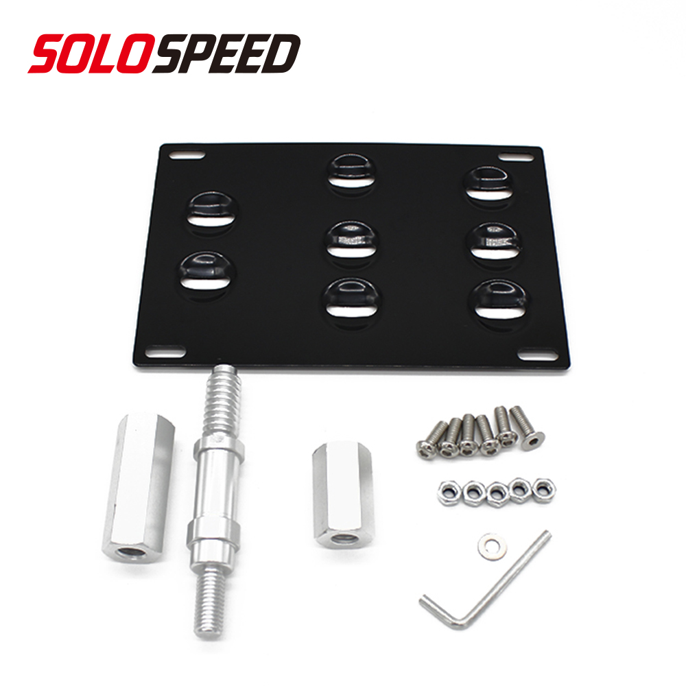 Car License Plate Holder Mount Tow Hook Bracket License Plate Relocator Frame Bracket For VW Golf MK6