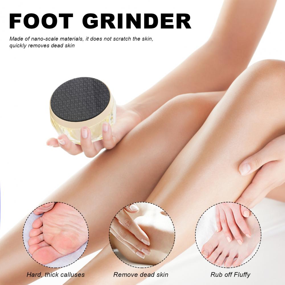 Hygienic Foot File Electric Feet Callus Remover Double-sided Foot File for Thick Cracked Skin Multifunctional Pedicure Tool