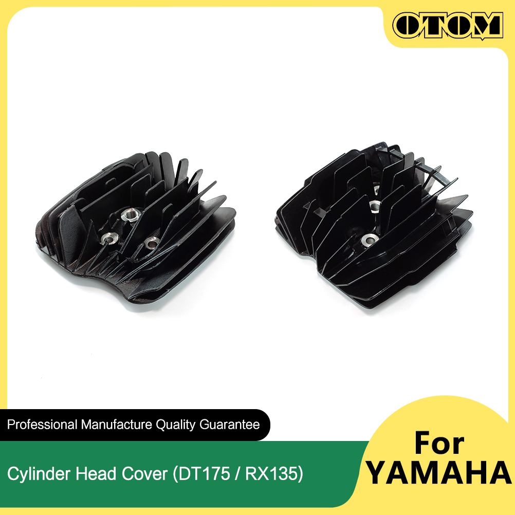 OTOM 94mm Motorcycle Air Cylinder Head Cover For YAMAHA DT175 E/F/G/H MX175 F/G/H RX135 RXK135 2-Stroke Engine Pit Dirt Bikes
