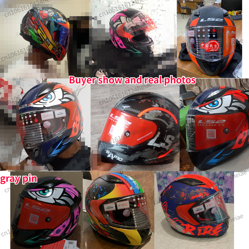 LS2 FF353 Full Face Motorcycle Helmet ABS Safe Structure Men Women Helmets Street Racing Helmets Casco Moto ECE Certification