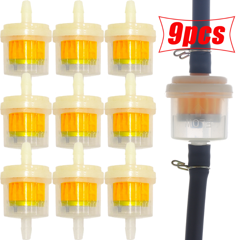 Universal Gas Fuel Gasoline Oil Filter for Motorcycle Moped Scooter Motocross Go Kart Gasoline Fuel Filters Car Accessories