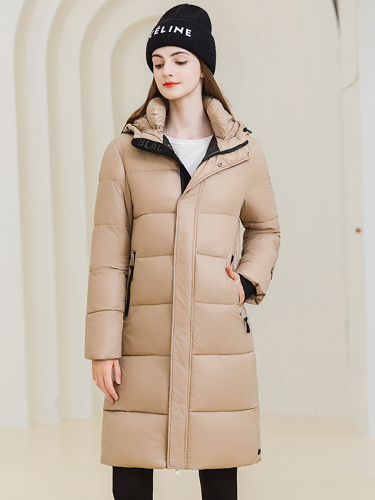 2025 New Winter Puffer Jacket Clothes Women Zipper Loose Padded Coat Female Solid Thicken Warm Long Parkas Outwear F6.29#72