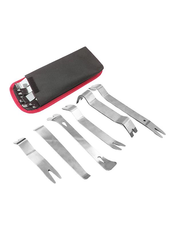 5pcs Auto Trim Removal Tool Kit Interior Door Panel Clip Fastener Removal Set for Vehicle Dash Radio Installer