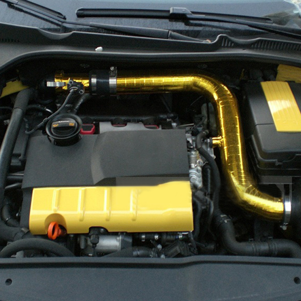 1 Meter * 1.2 Meter Self Adhesive Reflect A Gold Heat Wrap Barrier High Quality 39in.x 47in.Piece For VW PASSAT AUDI A4 B6