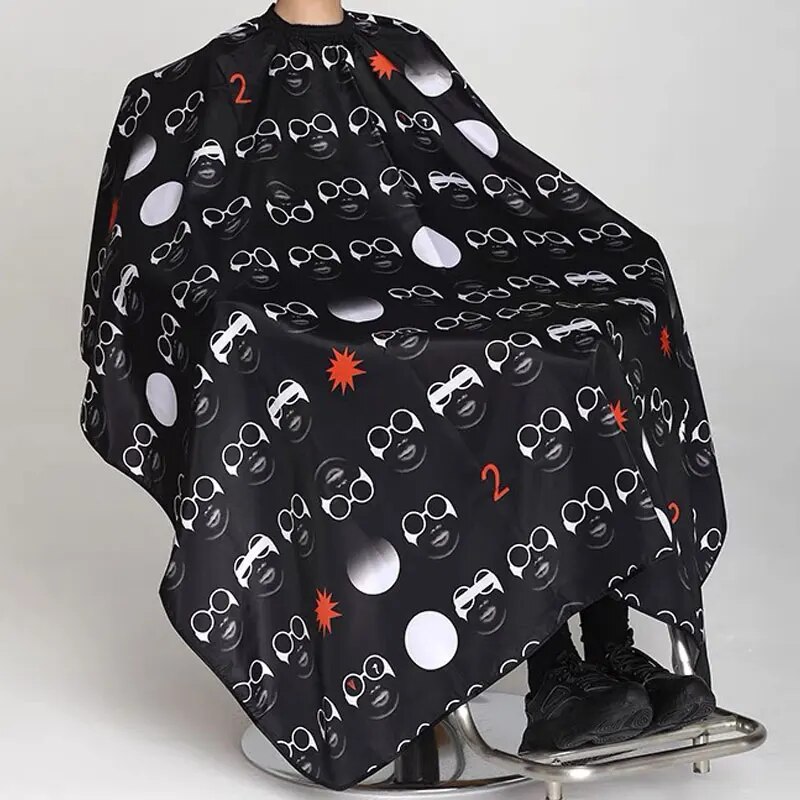 Professional Barber Cape Non-stick Anti-static Hair Cape Cloth Adjustable Elastic Neck Hair Styling