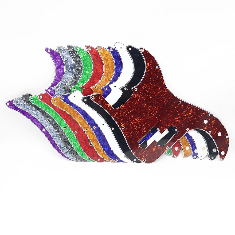 Electric Guitar 3 Ply Pickguard PVC Guitar Pickguard Scratch Plate For PB Bass Guitar Part 9/11/13 Holes with Screw