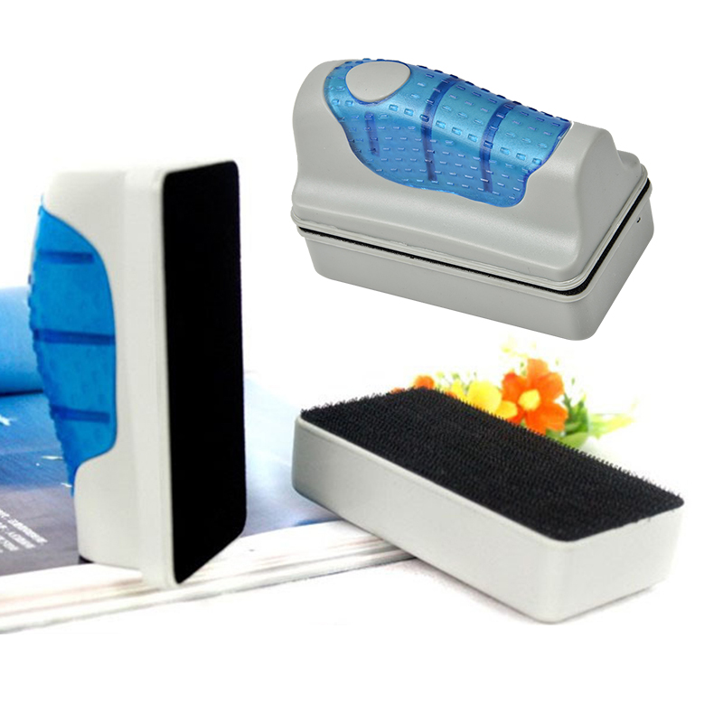New Magnetic Aquarium Fish Tank Brushes, Glass Window Algae Cleaners, Cleaners, Brushes, Plastic Sponge Accessories