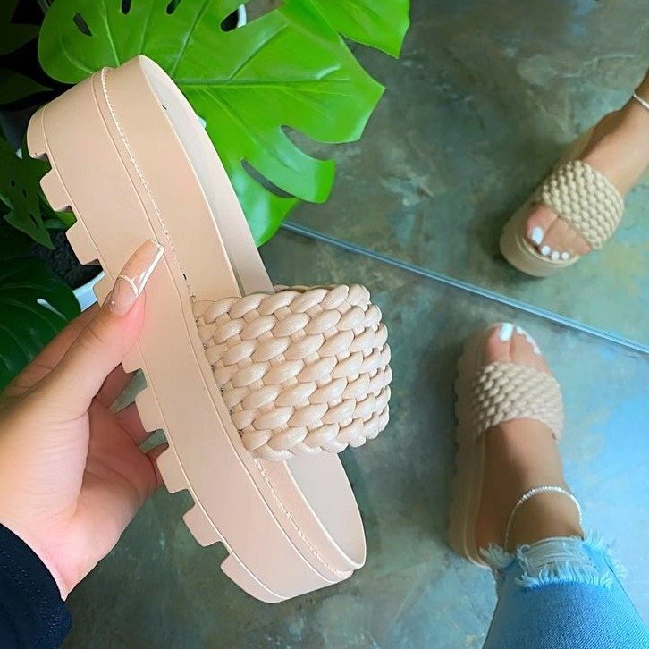 Spring/Summer 2024 women Luxury Shoes Slipper Summer PU leather Women's Sandal Casual Slides Outdoor Female ms Flip Flops