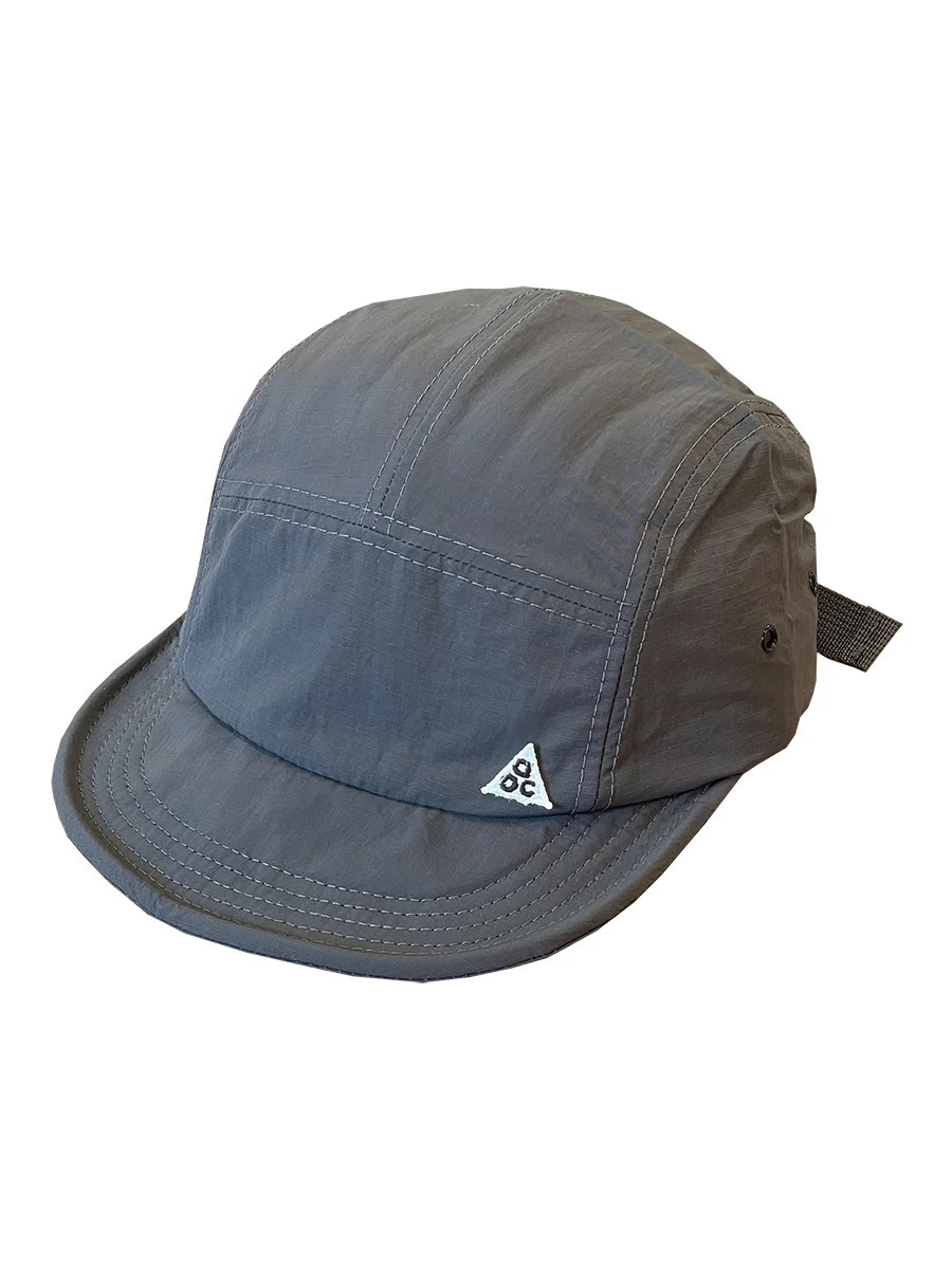 Outdoor Quick-Dry Baseball Cap Womens Japanese Short Brim Baseball Hat Men and Women Street Soft Brim Five-Piece Sun Hat 240621