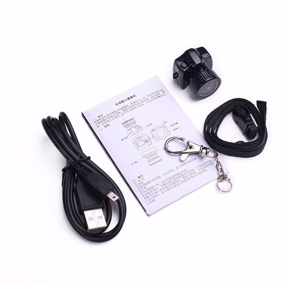 Mini Video Camera HD Audio Recorder Webcam Y2000 Camcorder Small DV DVR Security Secret Nanny Car Sport Micro Cam with Mic