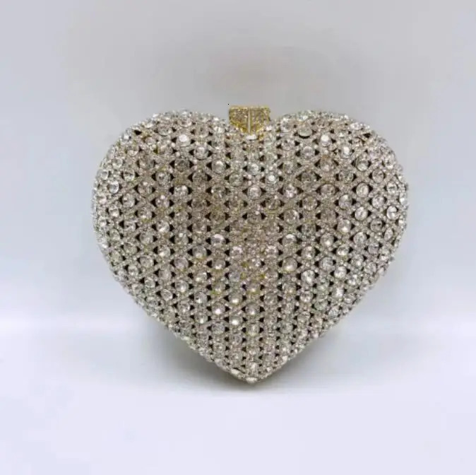 Lady Green Stones Minaudiere Clutch Sier Crystal Evening Bags Handbag Women Party Prom Bag Bridal Clutches Wedding Purse 240615 4