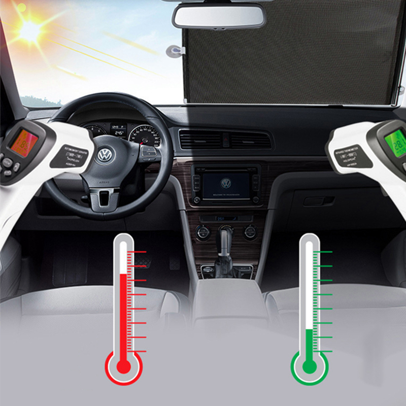 Car Auto Retractable Sunshade Windshield Front Side Sun Visor Anti UV-Protector Folding Sun Visor Sheet Car Interior Accessories