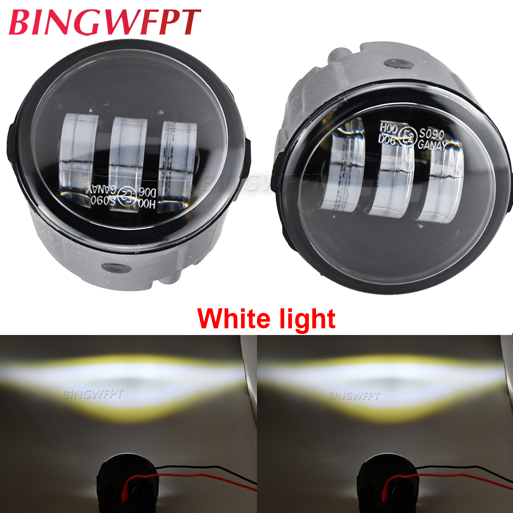 For Infiniti EX25 M25 M56 FX FX35 FX37 FX45 FX50 FX30D 2006-2015 Car LED Fog Light Daytime Running Light DRL 12V 2 Pieces