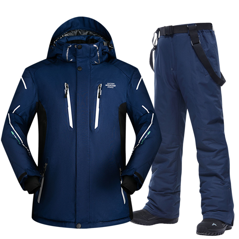 Ski Suits Men's Thickening Warm 10k Waterproof Board suit Winter Snow Skims Jacket and Pants Skiing and Snowboarding Sets