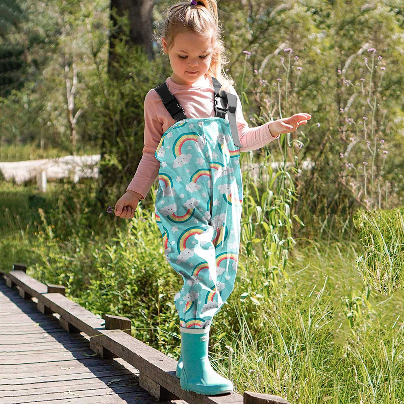 Toddler Kids Rain Pants Dungarees Windproof Waterproof Mud Jumpsuit Boys Girls Clothes Spring Autumn Casual Teenage Girls Pants