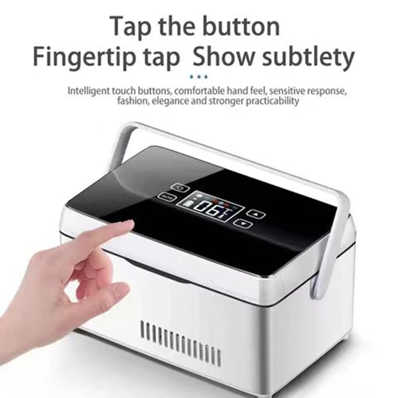Insulin Cooling Box Travel Car Home Insulin Storage Refrigerator Touch Screen LED Drug Refrigerator Used to Store Vaccine Insuli