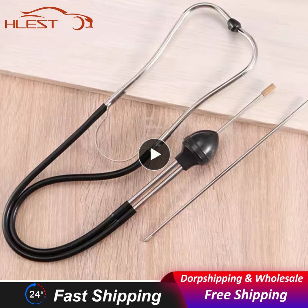 Auto Cylinder Stethoscope Steel Mechanics Stethoscope Car Engine Block Diagnostic Tool Device Automotive Engine Hearing Tools