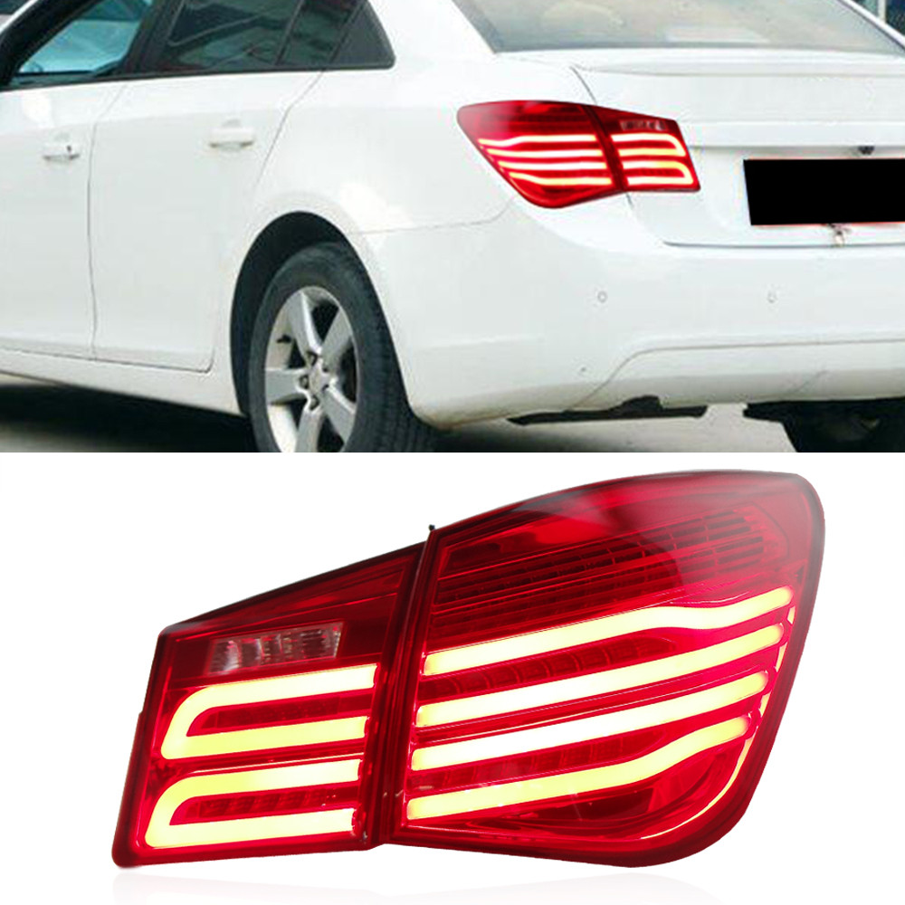 1 Set LED Taillight For Chevrolet Cruze 2009 2010 2011 2012 2013 2014 Rear Light Back Lamp Assembly Revere Park light