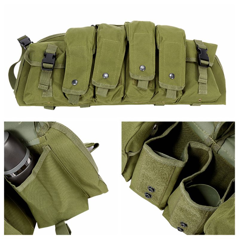 Wargame Body Molle Armor Chest Rig AK 47 Magazine Hunting CS Vest Military Camouflage Hunting Tactical Vest