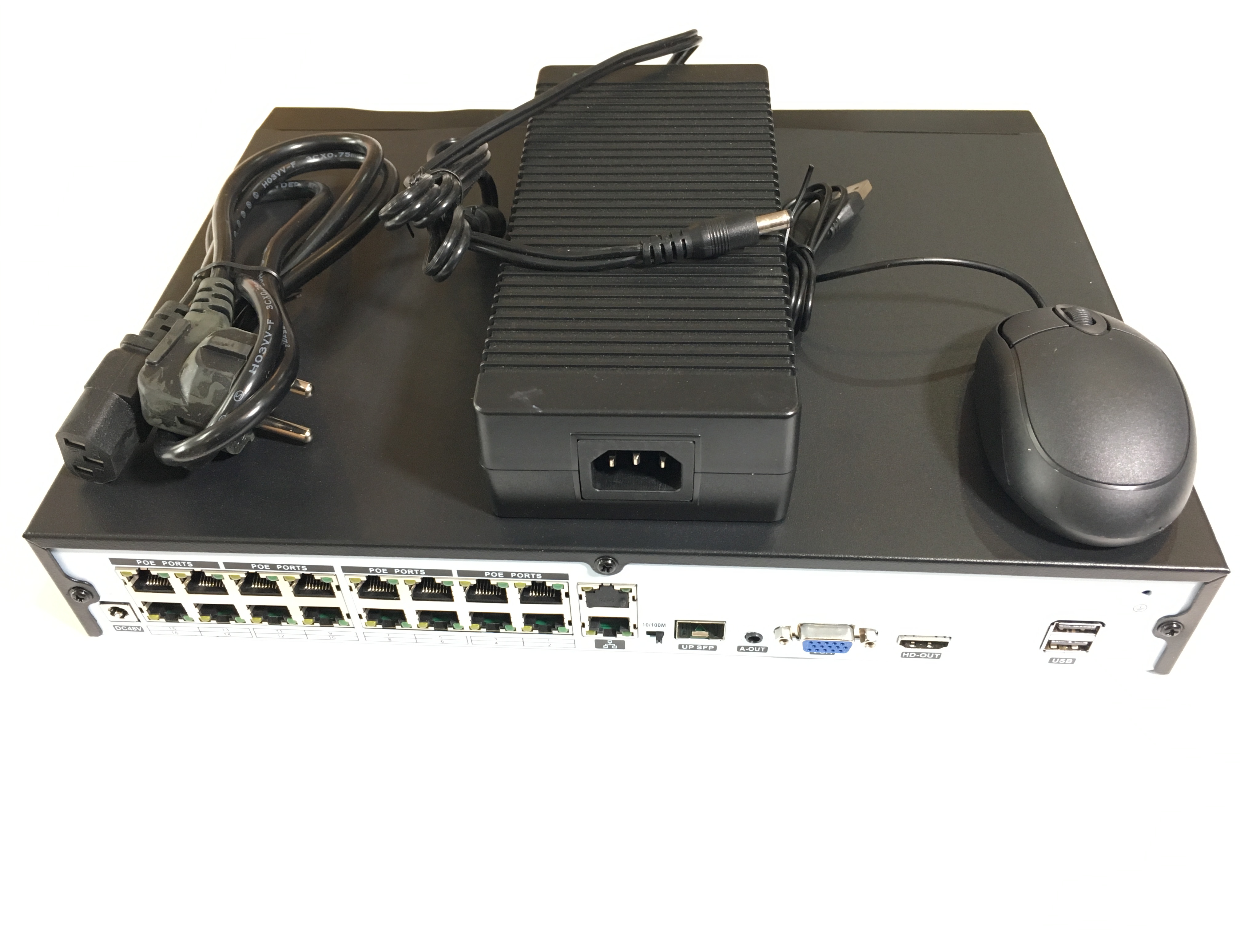 H.265 16CH 4K 48V POE NVR For 3.0MP 4.0MP 5.0MP 8.0MP ONVIF IP PTZ Camera CCTV System Surveillance 2SATA 8CH POE NVR P2P Cloud